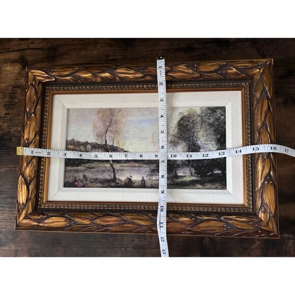 Ethan Allen Ville D’Avray Wall Art  Oil on Canvas Painting / excellent - Picture 8 of 12